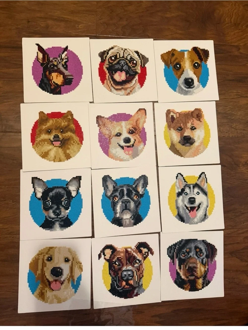 Diamond art dog decor!
